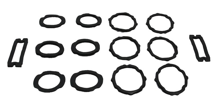 1965 IMPALA LENS GASKET SET INCLUDES CP180 CP181 CP182