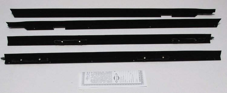 1975-76 IMPALA 4 DR SEDAN W/REAR DIVSION BAR OUTERS ONLY AUTHENTIC FELTKIT