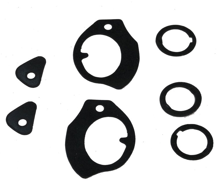 1965-68 FULL SIZE GM LOCK AND HANDLE GASKET SET 7 PCS