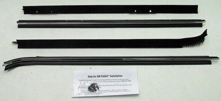 1971-76 IMPALA STATION WAGON OUTERS ONLY REPLACEMENT FELTKIT