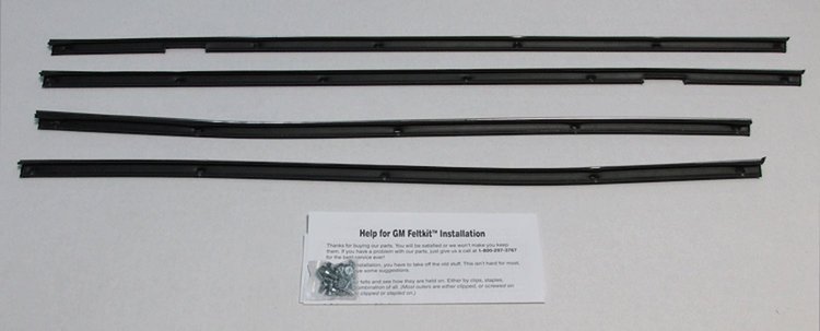 1965-66 IMPALA 4 DR WAGON AUTHENTIC FELTKIT OUTERS