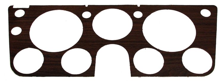 1967-68 GM PICKUP ALL WOODGRAIN INSTRUMENT BEZEL WITH GAUGES