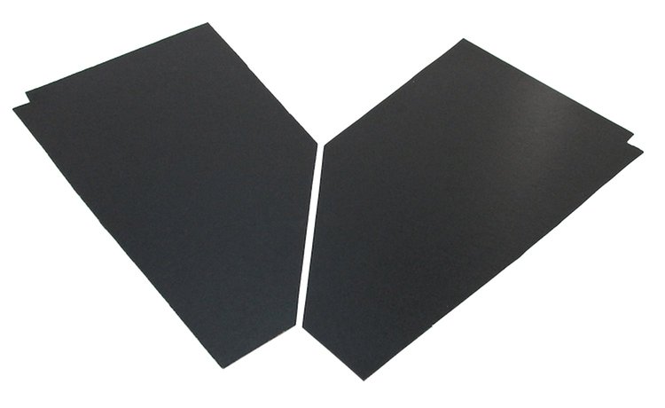 1939-46 GM PICKUP BLACK KICK PANEL PAIR