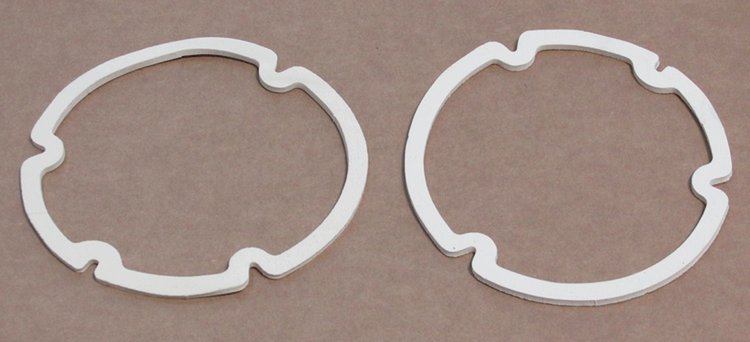 1967-72 CHEVROLET STEPSIDE PICKUP TAILLIGHT GASKETS 2 PCS