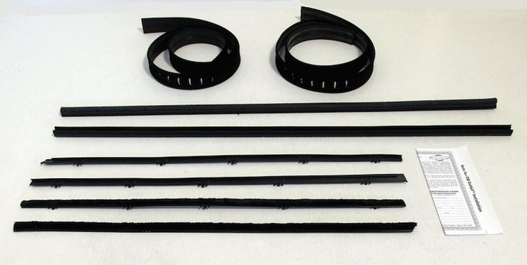 1967-72 G.M. PICKUP SUPER KIT AUTHENTIC FELTKIT + DIVISION BARS / UPPER CHANNELS