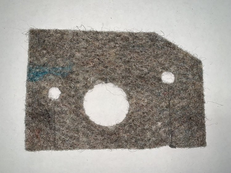 1939-46 G.M. PICK UP CLUTCH AND BRAKE FLOOR SEAL