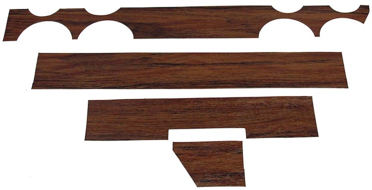 Complete Dash Panel Set for 1964 Ford Comet, Caliente [Woodgrain]