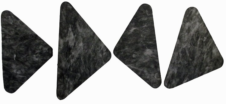 1966-67 FAIRLANE ALL MODELS HOOD INSULATION NON STOCK