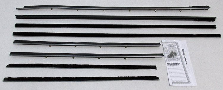 1963 GALAXIE 4 DR SEDAN / STATIONWAGON WINDOW WEATHERSTRIP