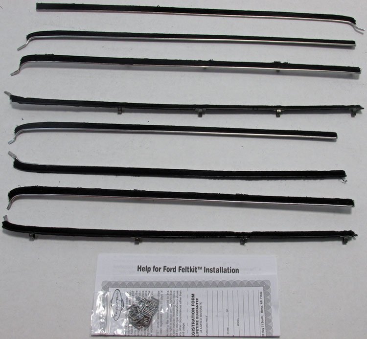 1955-56 COUNTRY SQUIRE 4 DR WAGON FELTKIT 8PC.