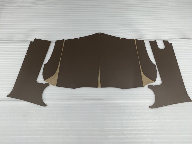 1941-49 KB6 / UP INTERNATIONAL PICKUP BROWN HEADLINER / SIDE PANELS