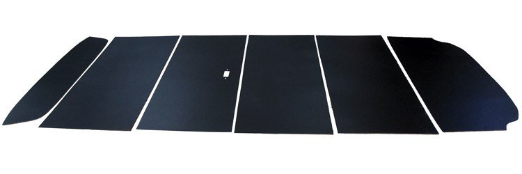 1961-68 TRAVELALL BLACK HEADLINER 6 PCS