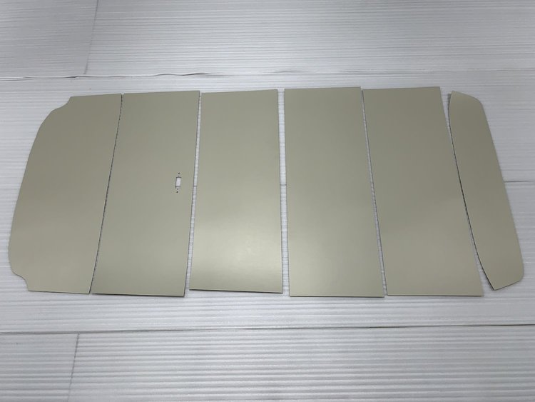 1961-68 TRAVELALL OFF WHITE HEADLINER 6 PCS