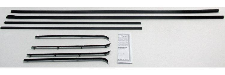1954-57 INTERNATIONAL PICKUP SERIES R / S SUPER KIT INCLUDES FELTKIT DIVISION BARS / UPPER CHANNELS