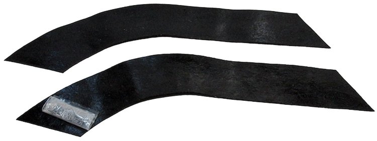 58 CHEVROLET SPLASH PAN DUST SHIELD WITH STAPLES 1 PAIR
