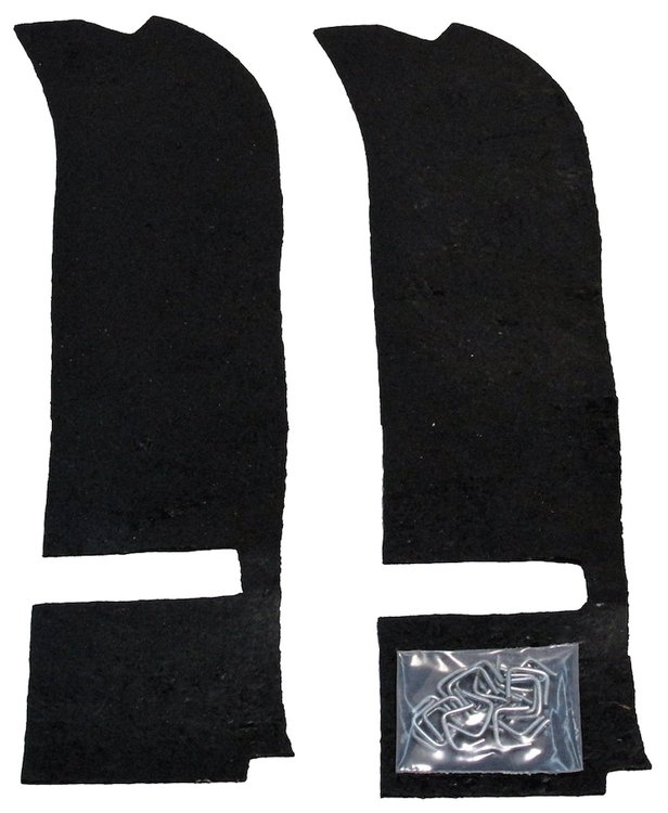 62 CHEVROLET REAR BODY DUST SHIELDS