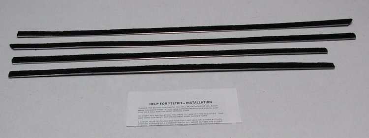 1959-60 IMPALA 2 DR HARDTOP OUTERS ONLY AUTHENTIC FELTKIT