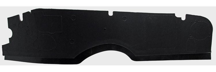 58 CHEVROLET FULL SIZE PASSENGER CAR FIREWALL PAD
