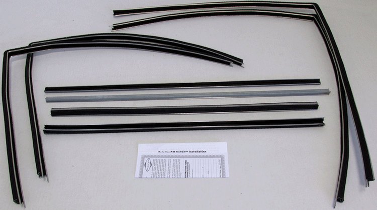 1959-60 FULL SIZE 4 DR WAGON UPPER CHANNEL AND DIVISION BARS