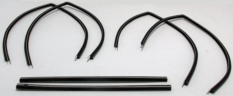 1959-60 IMPALA 4 DOOR SEDAN UPPER CHANNEL KIT 6PC