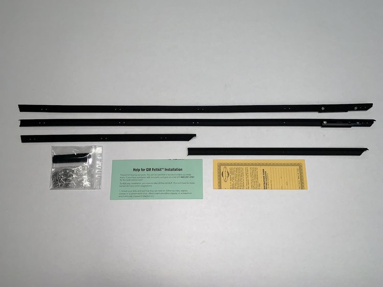 1961-64 IMPALA CONVERTIBLE OUTERS ONLY AUTHENTIC STYLE FELTKIT 4 PCS