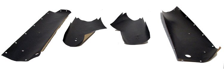 67-68 MUSTANG CONVERTIBLE WATERSHIELDS
