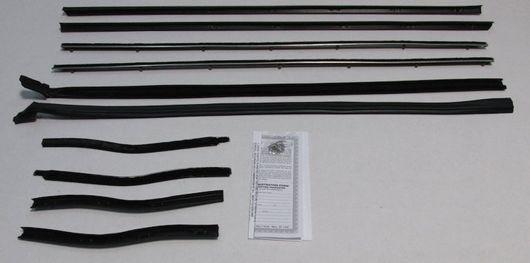 1967-68 MUSTANG DELUXE FELTKIT 10PC.