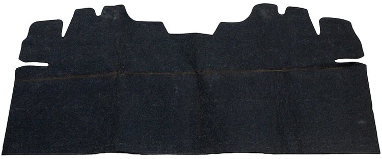 67-68 COUPE BEHIND REAR SEAT INTO TRUNK UNDERLAYMENT