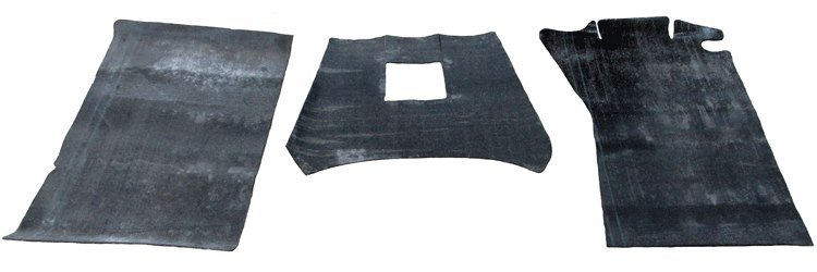 65-68 COUPE / FASTBACK UNDER FRONT RUG UNDERLAYMENT