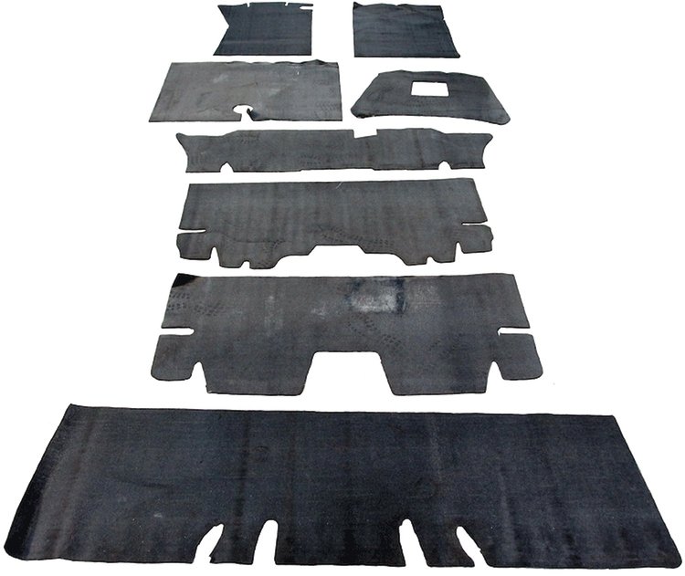 67-68 COMPLETE SOUND DEADENER SET FOR COUPE