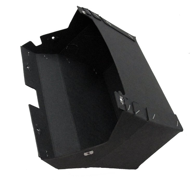 68-69 BARRACUDA GLOVEBOX LINER WITH CLIPS