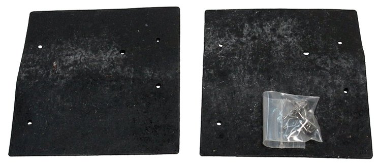 63-64 B-BODY INNER FENDER SPLASH SHIELDS REAR OF WHEELS