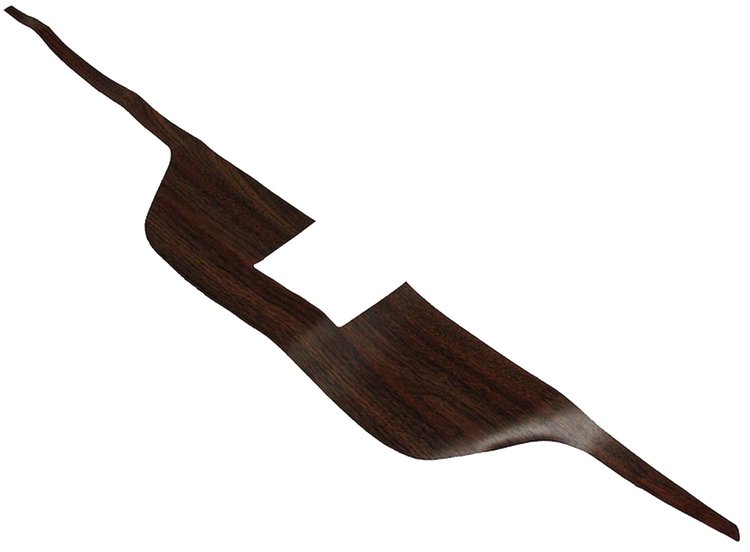 70-74 E BODY 71-74 B BODY AUTO TRANSMISSION CONSOLE LID WOODGRAIN