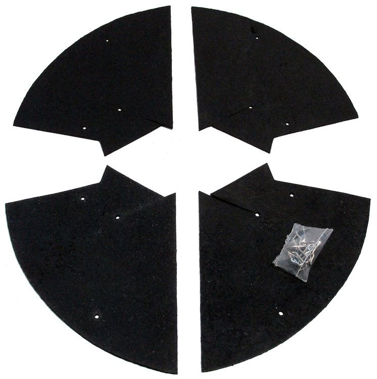 63-65 B-BODY REAR CORNER INNER FENDER DUSH SHIELD