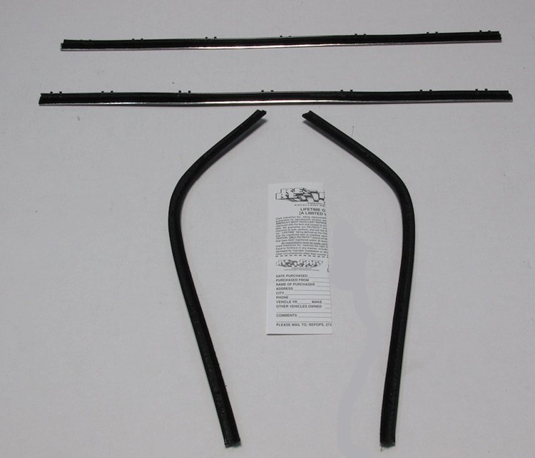 1965-66 BARRACUDA AUTHENTIC FELTKIT OUTERS ONLY