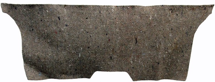 1970-74 E-BODY TRUNK DIVIDER JUTE
