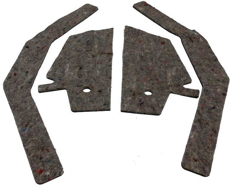 81-88 MONTE CARLO UPPER REAR INTERIOR QUARTER PANEL INSULATION