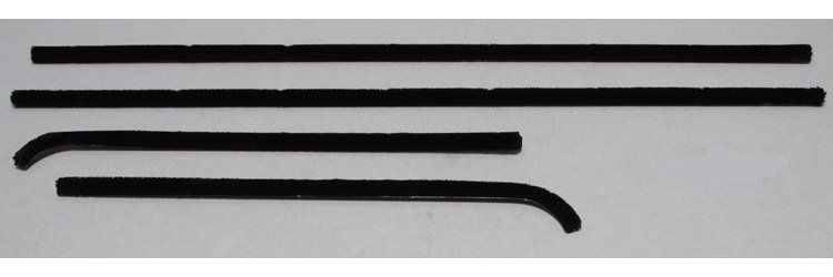 1966-67 NOVA CHEVY II 2 DR HARDTOP OUTERS ONLY AUTHENTIC FELTKIT