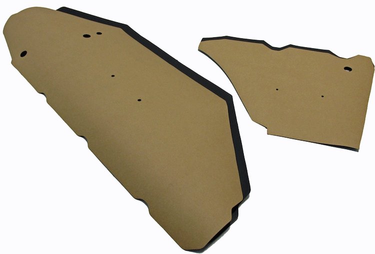 66-67 NOVA 2 DOOR HARDTOP WATERSHIELDS FRONT / REAR