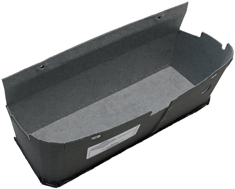 1951 OLDSMOBILE GRAY CLOTH GLOVEBOX LINER