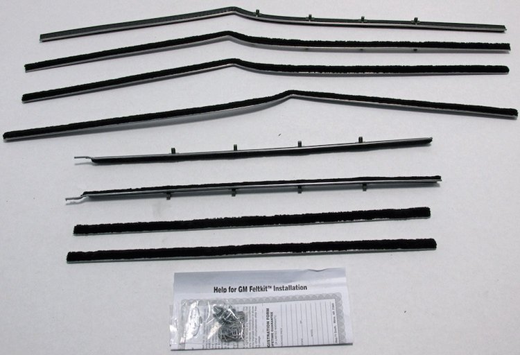1957 OLDS 4 DOOR HARD TOP FELTKIT 8 PC.