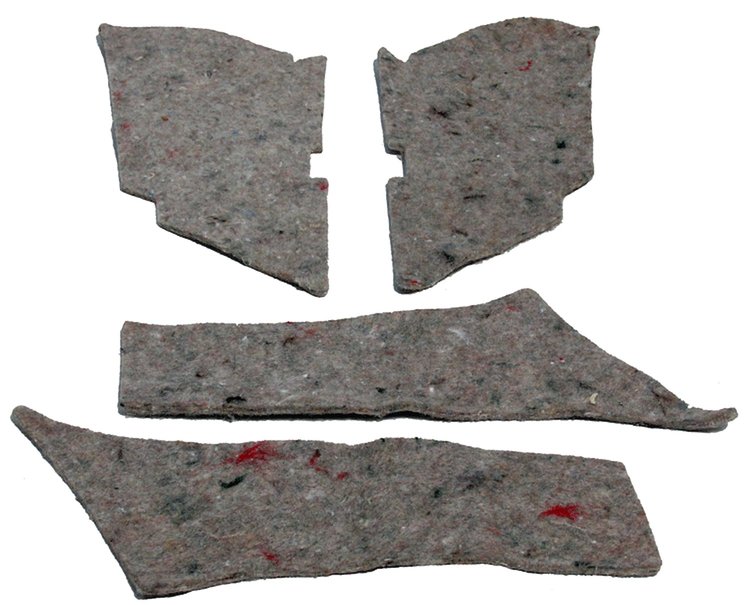 1973-77 GRAND PRIX UPPER INTERIOR QTR PANEL INSULATION