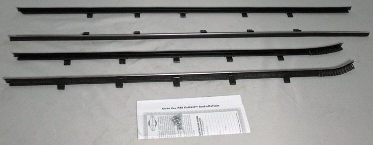 1961 PONTIAC BONNEVILLE 2 DOOR BUBBLE TOP OUTERS FELTKIT. 4 PC.