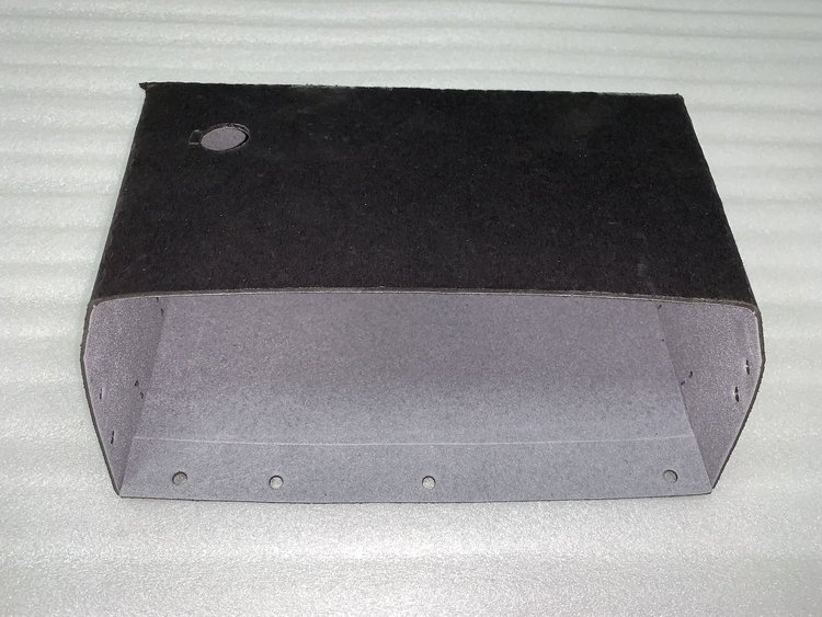 1963 RIVIERA W/O AC GLOVEBOX LINER GRAY