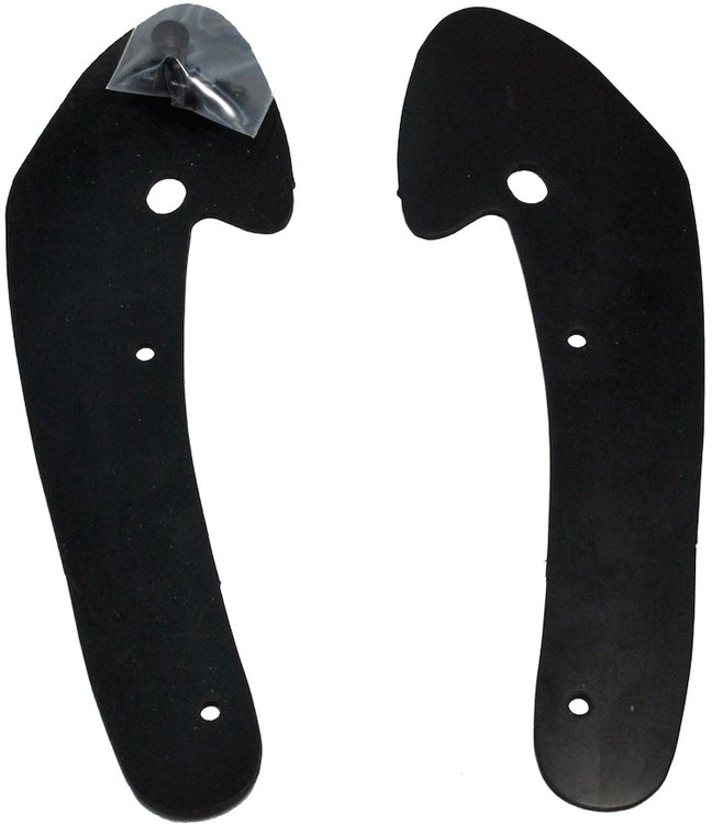 1968-69 TORINO / RANCHERO FENDER EXTENSION SEALS W CLIPS
