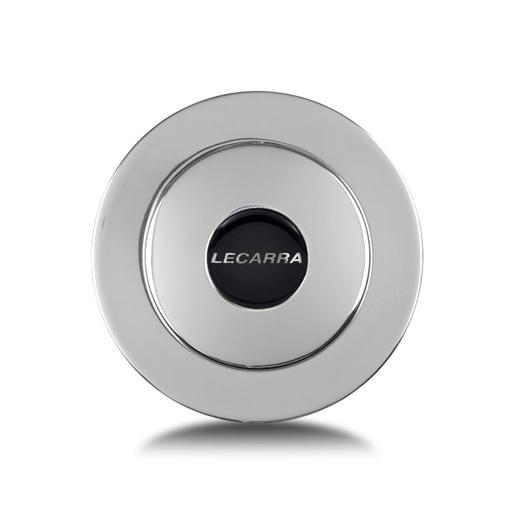 3224 Horn Button, Fits w/MK4/9 Wheel Steering, Billet Aluminum, Single Contact, Full Cover Logo, Polished