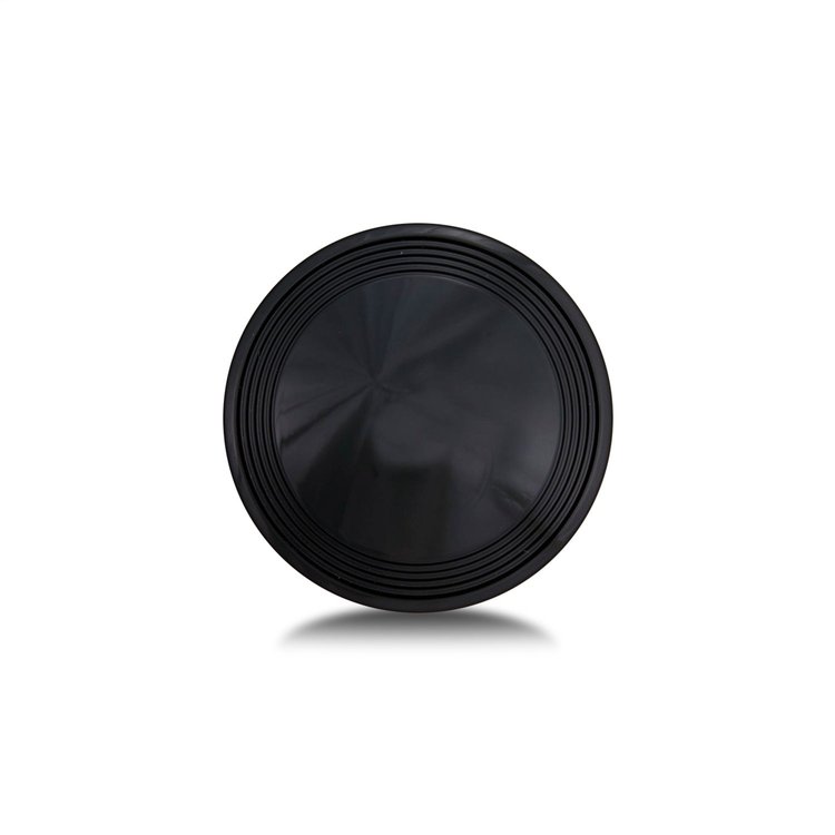 3240 Horn Button, Fits w/Mark 40 Wheel Steering, Billet Aluminum, Single Contact, Domed Smooth, Gloss Black