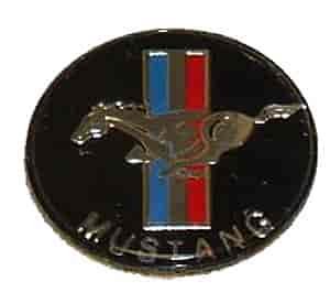 Horn Button Logo - Mustang Running Horse