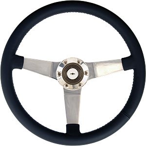 Vette 3-Spoke Steering Wheel 14" Diameter