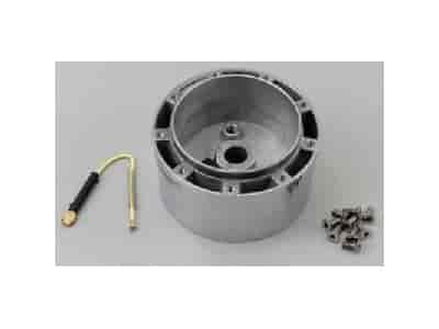 Polished Cast Adapter 1967-94 GM Standard or Tilt Wheels (Tapped)